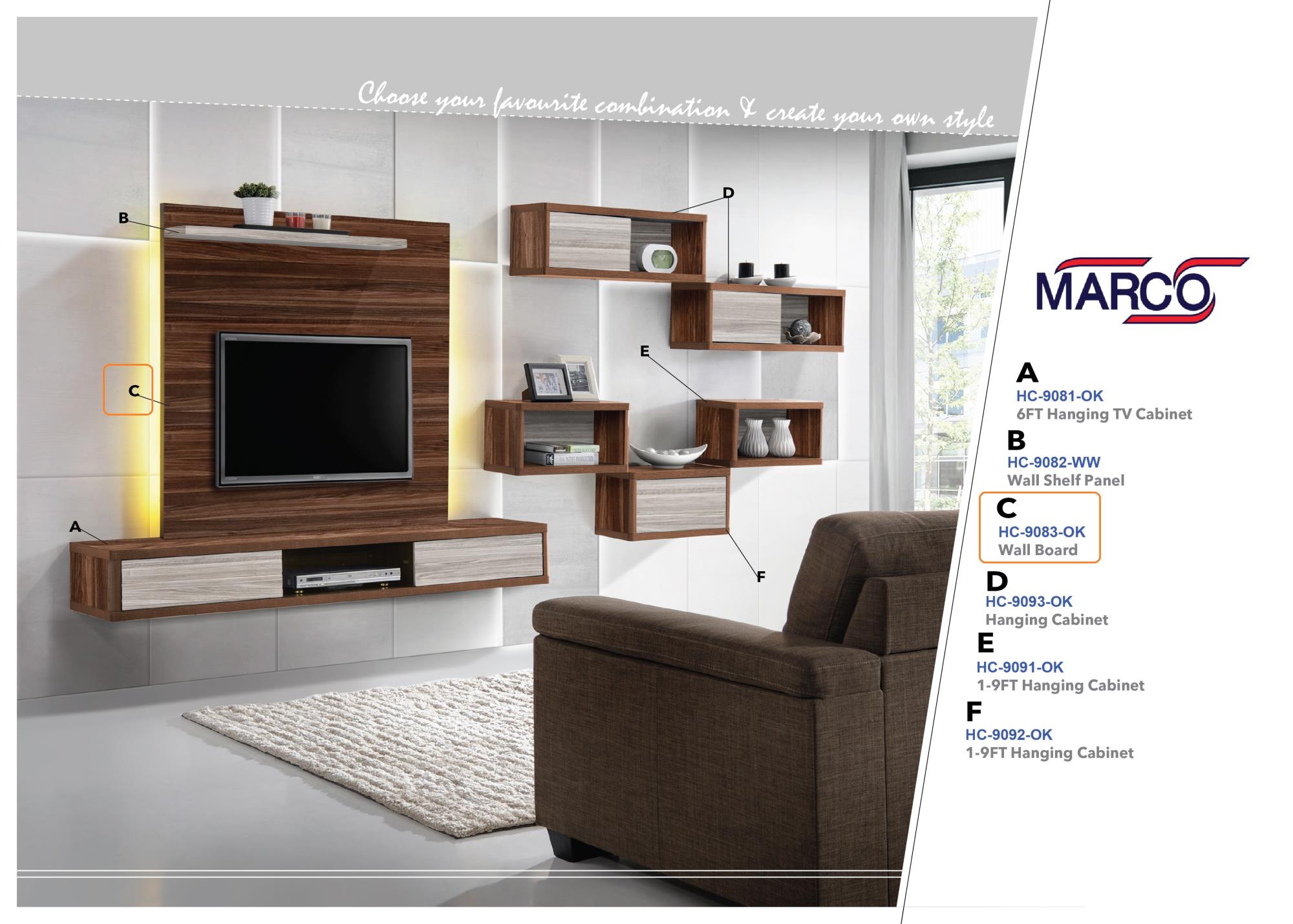 Product: HC-9083 WALL BOARD