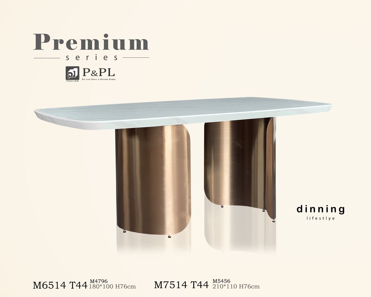 NATURAL STONE DINING SET – M3705 T44